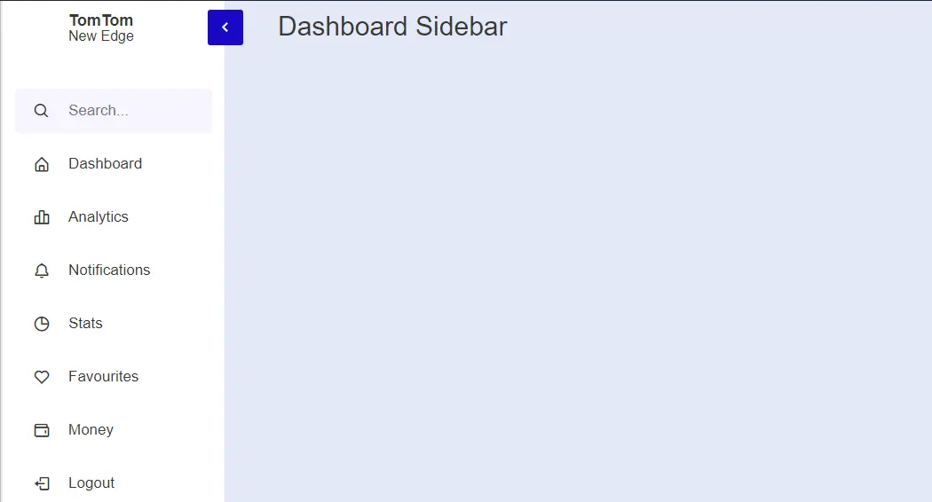 sidebar toggle menu