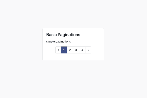 Basic pagination