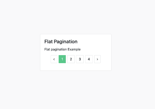 Flat pagination