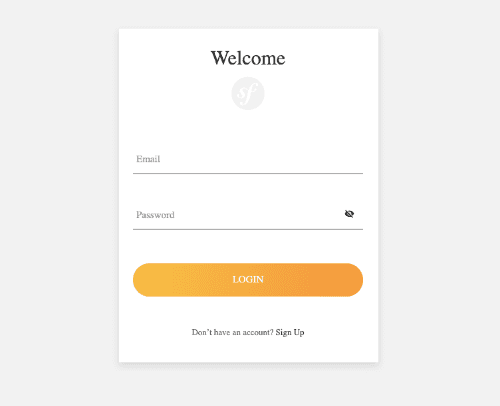 fancy login form