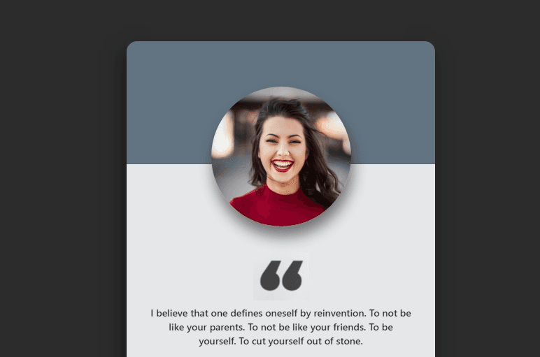 carousel slider testimonials with dots