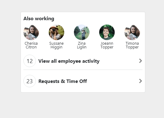 view user activity